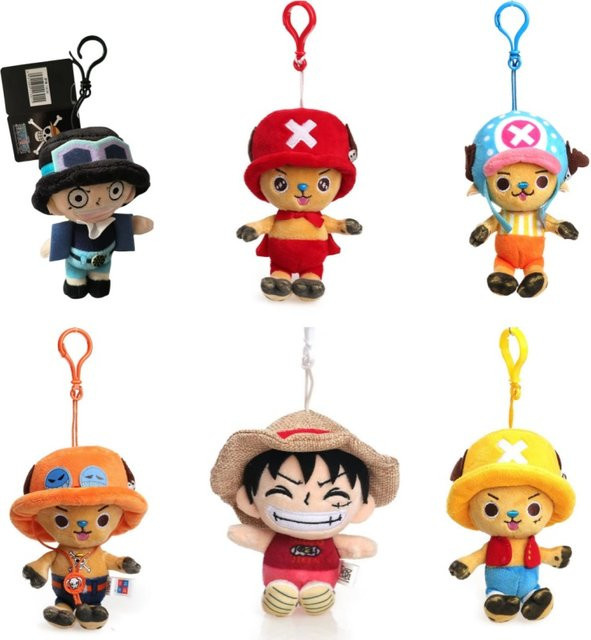 Bandai One Piece Tony Chopper Luffy, Plüsch-Schlüsselanhänger, 10cm - Bild 1