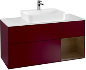 V&B Waschtischunterschrank Finion in Weiß, Breite: 120 cm, Tiefe: 50,1 cm, Höhe: 50,1 cm - Bild 1