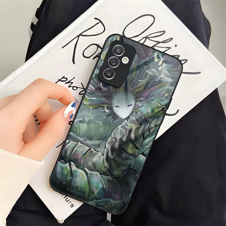 Samsung Handyhülle Made In Abyss Vintage Anime Glas Cover in Schwarz und Multicolour für A37 A57 A15 A16 A17 A25 A35 S26 S25 S24 S23 Ultra Fe Plus - Bild 2