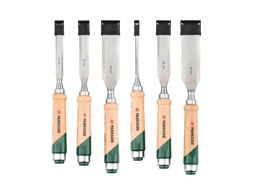 Parkside Stechbeitel-Set aus Edelstahl, 6-teilig, Multicolor - Bild 2