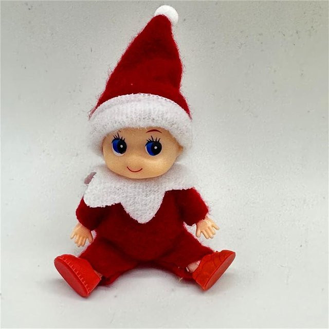 Binchi Weihnachts-Mini-Baby-Elfenpuppen, Puppen, schwarz - Bild 1