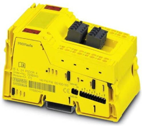 Phoenix Contact SPS-Erweiterungsmodul IB IL 24 PSDOR 4-PAC 2985864 in Gelb, 24 V/DC - Bild 1