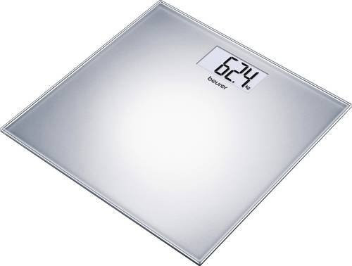 Beurer GS 20 Digitale Personenwaage aus Glas in Weiß mit einem Wägebereich bis max. 150 kg - Bild 1
