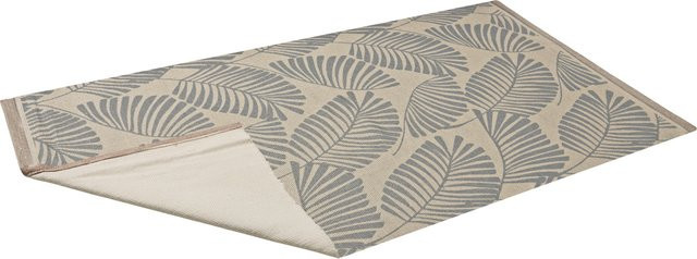 LIVARNO Teppich mit Blättermuster in Multicolour, B: 80 cm, L: 150 cm - Bild 1