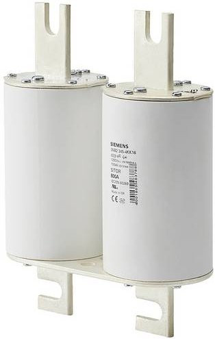 Siemens Sicherungseinsatz 3NB23574KK16 in Weiß, Größe 2 x 3L, 1600A - Bild 1