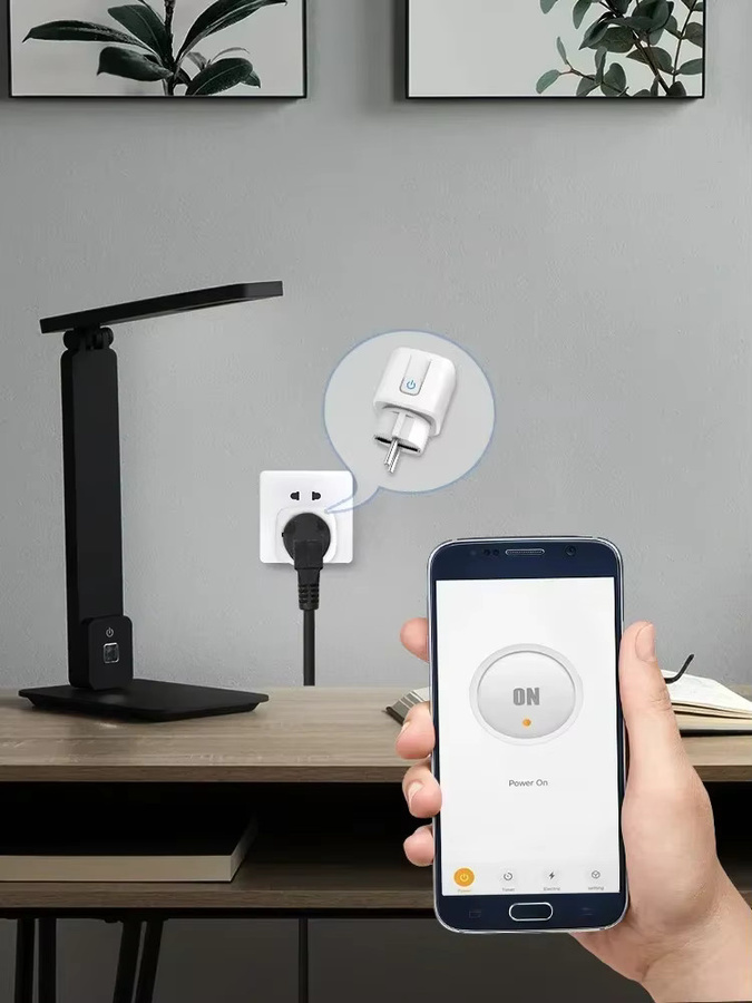 TNCE Tuya Smart Plug WiFi/Zigbee 3.0 mit Power Monitor, 16A/20A, Farbe: Weiß, kompatibel mit Alexa und Google Home via Smart Life App - Bild 4