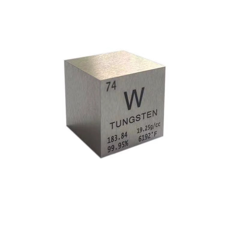 Polierter Wolfram Briefbeschwerer als Metallwürfel in Silber, individuell gravierbar, B/T/H: 2,54 x 2,54 x 2,54 cm - Bild 3