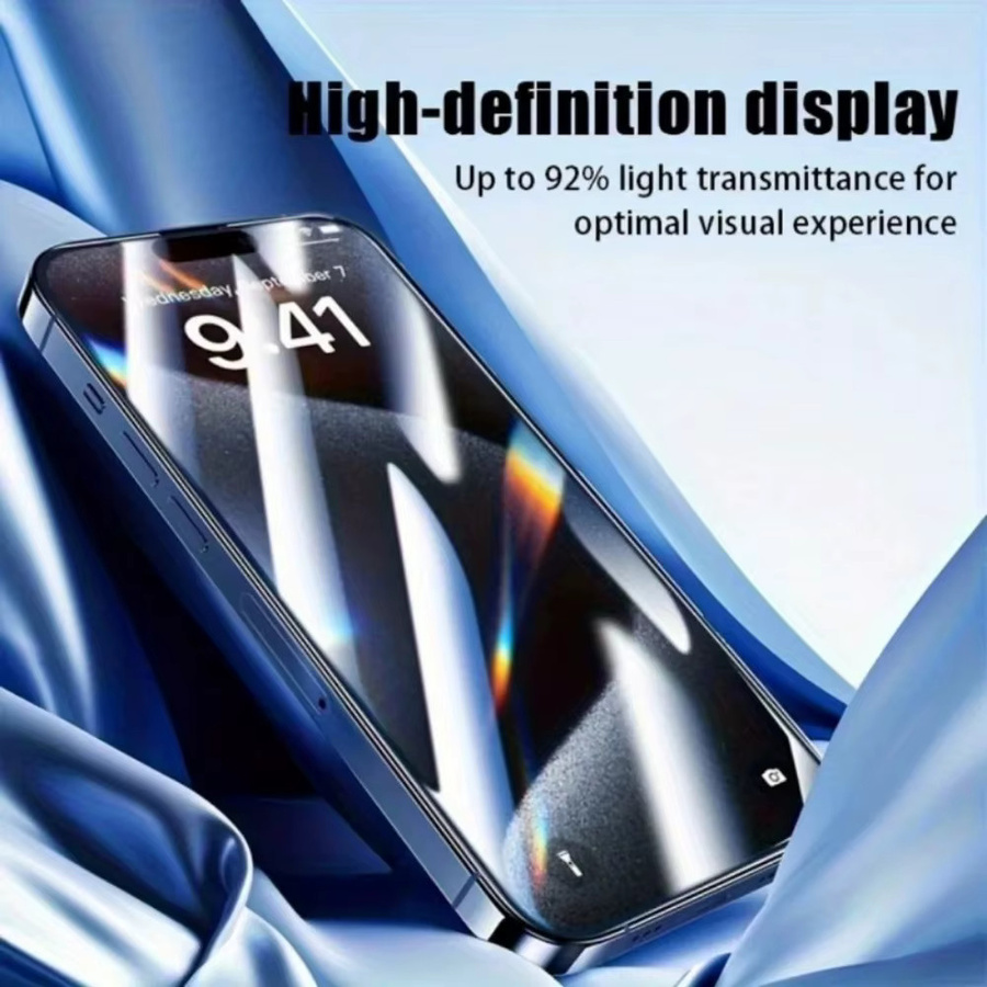 6-in-1 Hochklar Hartglas Schutzset für Apple iPhone 17 16 15 14 13 12 11 Pro Max Plus Air 16e inklusive Kameraschutzglas in Transparent - Bild 2