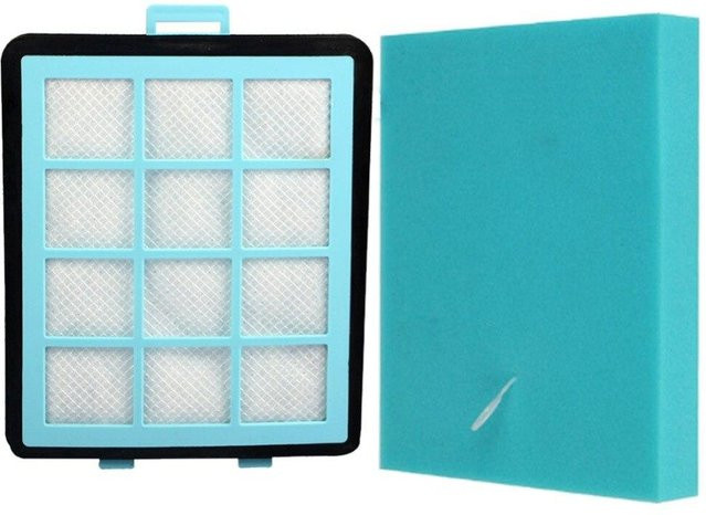 Philips Ansaug-HEPA- und Abluftfilter-Ersatz für Staubsauger FC8766 FC8767 FC8760 FC8764 in Blau/Grün/Türkis - Bild 1