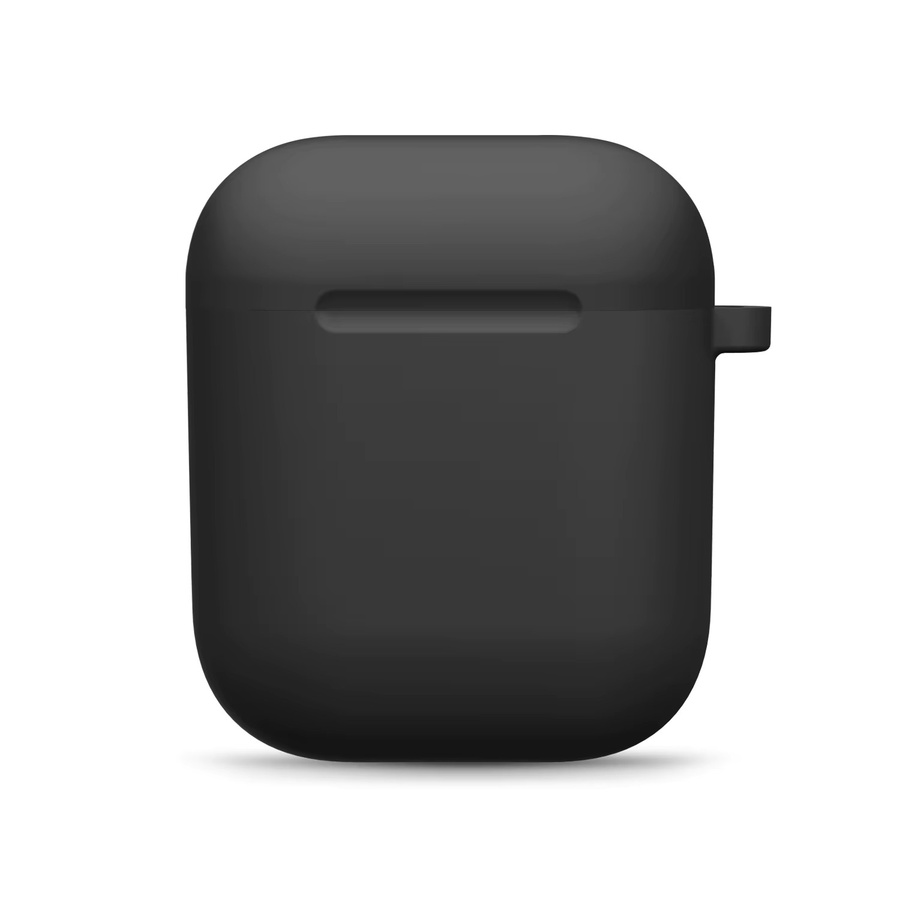 Schützende Silikonhülle für Apple AirPods 1. und 2. Generation in Pink und Black - Bild 1