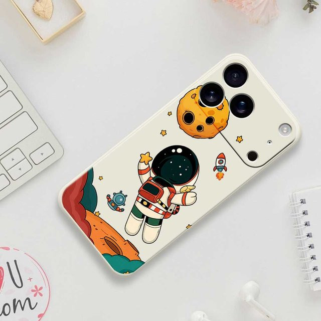 Astronaut Handyhülle aus TPU für Apple iPhone Modelle in Multicolour - Bild 1