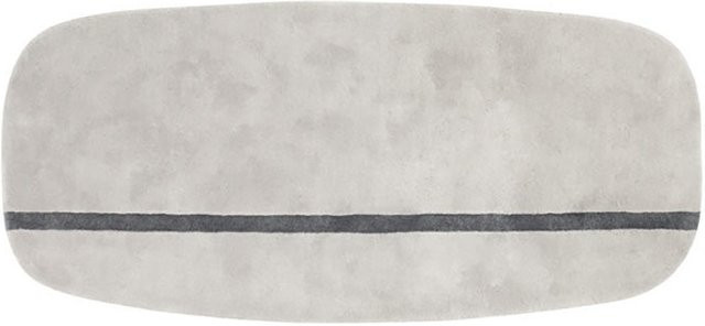 Normann Copenhagen Oona Teppich 1, oval, grau, Wolle, gestreift - Bild 1