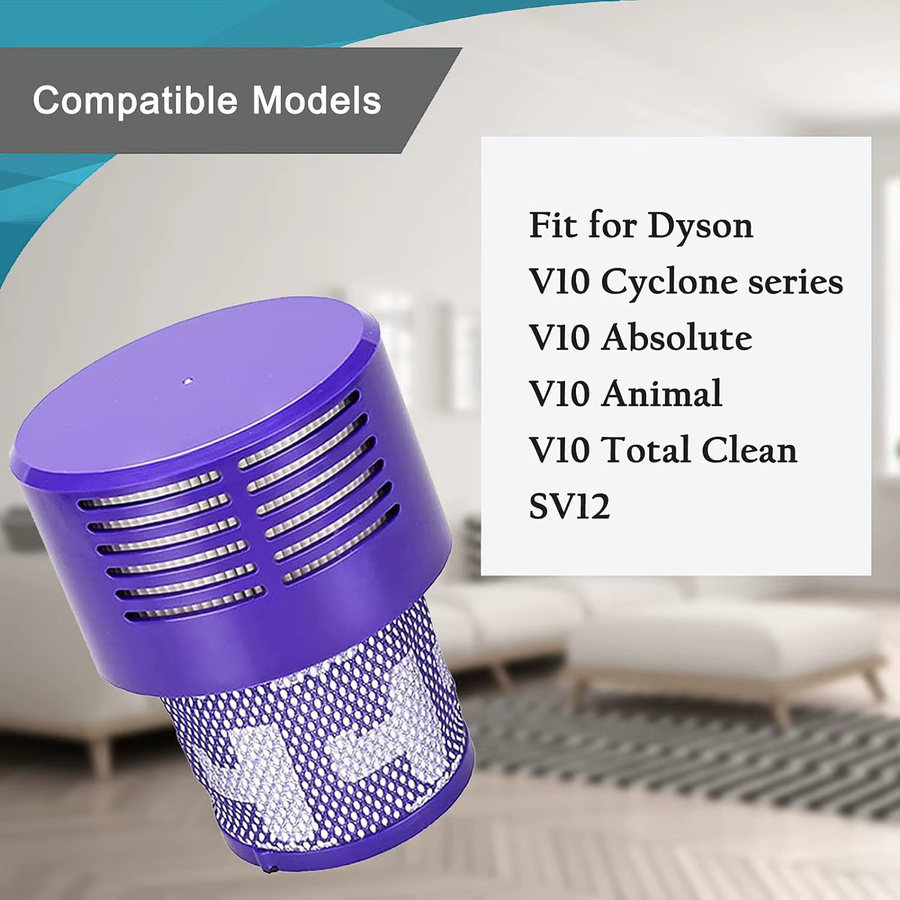Dyson V10 SV12 Cyclone Animal Absolute Ersatz-Hepa-Filter in Lila - Bild 6