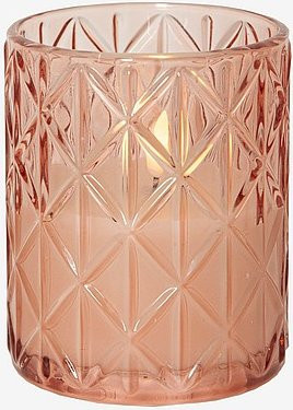 Star Trading LED Kerze Flamme Romb in Pink mit Timer und Flicker-Effekt, Höhe: 12,5 cm - Bild 1
