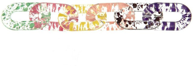 Rico Design Kettenglieder, Acryl, Regenbogen Mix, Bunt, Unisex - Bild 1