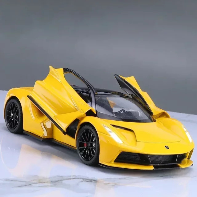 Maisto Emira Automodell, 1:24, Metall, mit Sound und Licht, Gelb - Bild 1