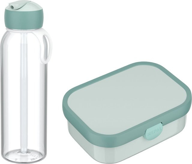 Mepal Lunchset Campus 2er Set Turquoise aus Kunststoff, auslaufsicher mit Snap-Lid - Bild 1