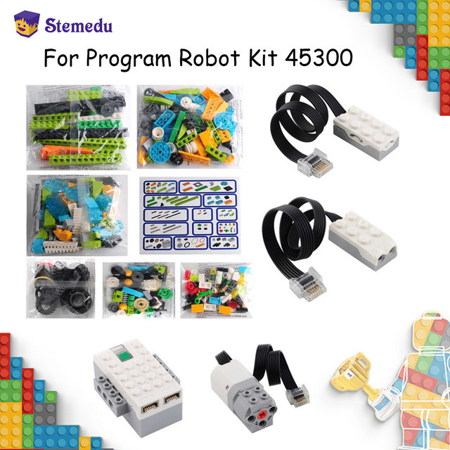 stemedu DIY Programmierroboter, Elektronische Ziegel Nabenmotor Kit, 280-teiliges Set - Bild 1