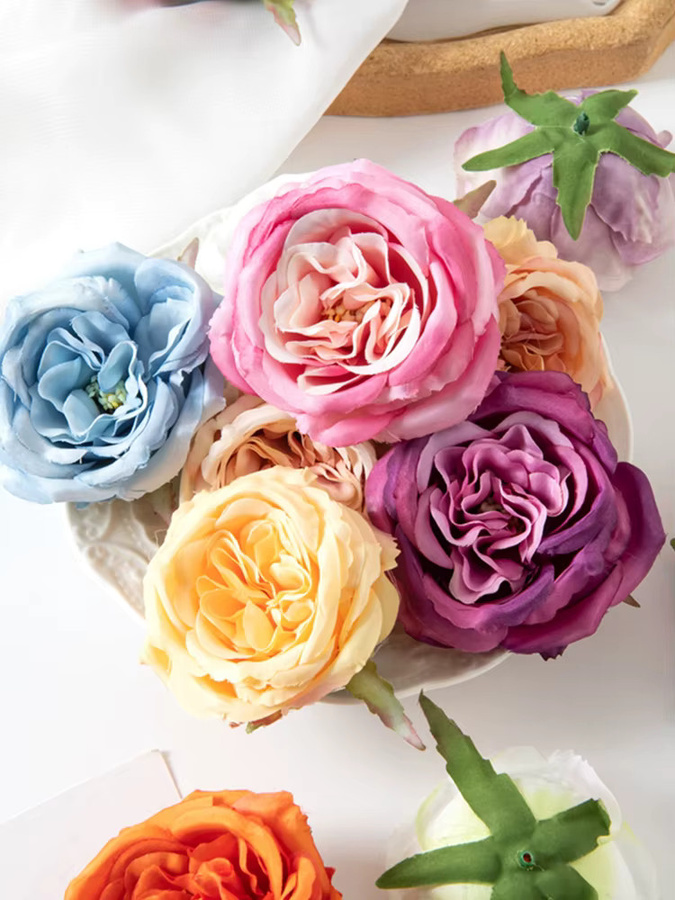 Künstliche Pfingstrosen aus Seide in Pink und Multicolour für deine Dekoration bei Hochzeiten, Partys oder im Garten - Bild 2