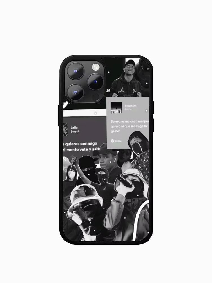 Rapper B-BENY JR Handyhülle für Apple iPhone 11-16, Farbwechsel Transparent, schmale Anti-Fall-TPU-Hülle - Bild 5