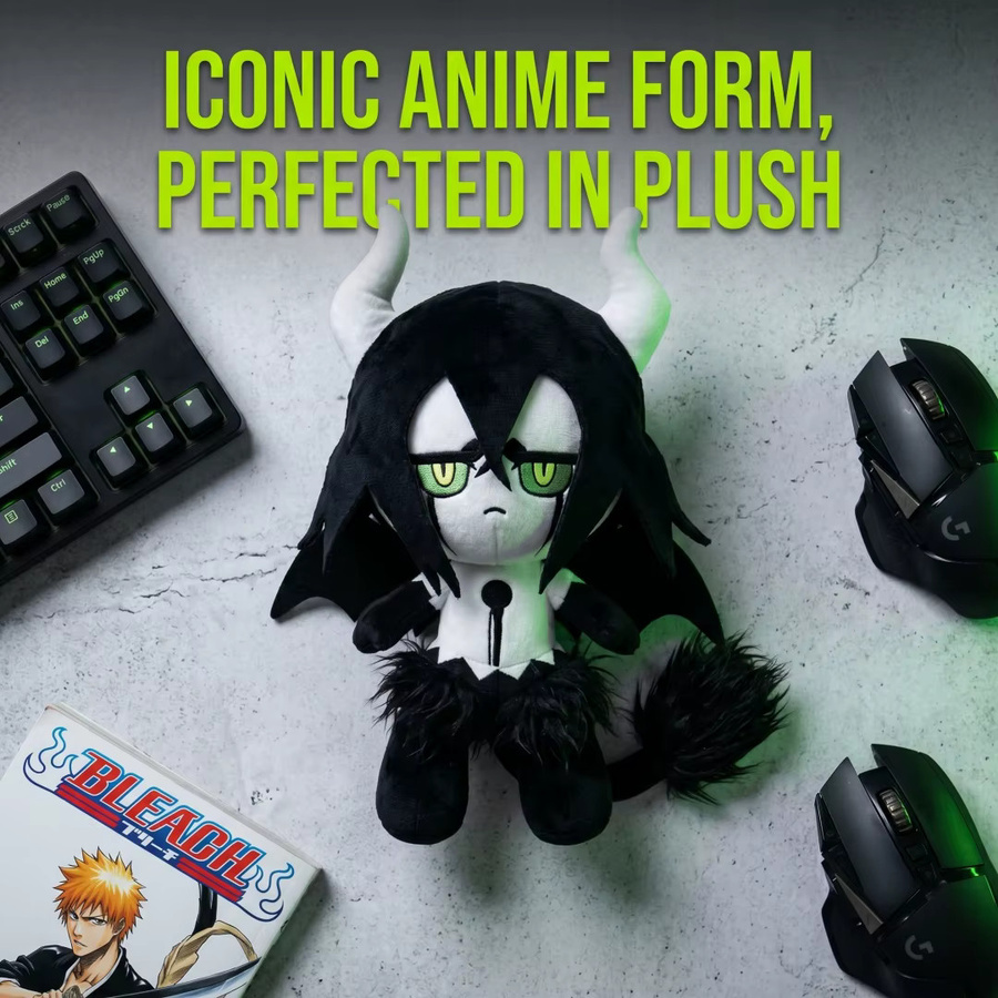 Bandai Bleach Ulquiorra Cifer Plüschtier Puppe, 25cm, Schwarz - Bild 2