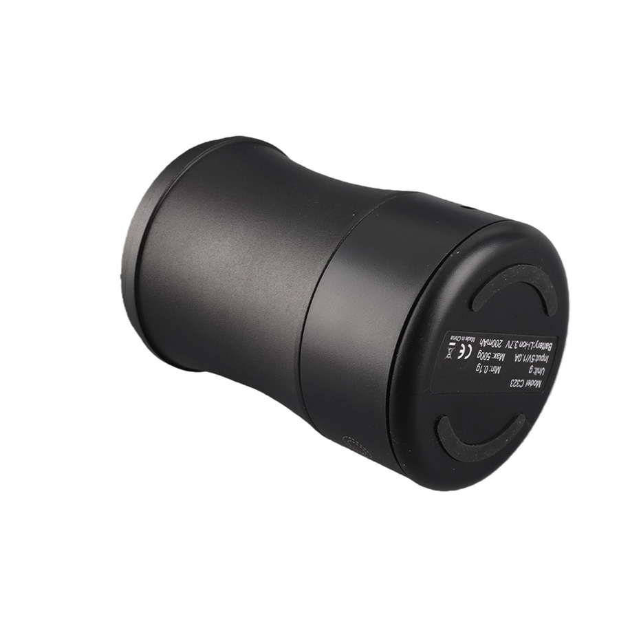 Koogeelife Digitale Kaffeewaage mit Dosierbecher und LED-Anzeige, USB-wiederaufladbar, Schwarz - Bild 3