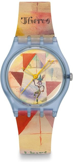 Swatch Analoguhr, Kunststoff, Gold, Unisex - Bild 1