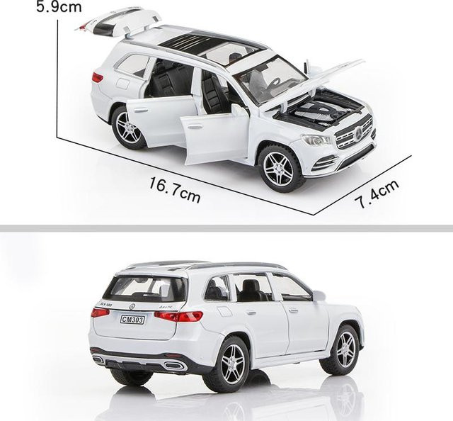 Kid Actor Paradise Mercedes Benz GLS580 4 Matic Luxus-SUV, Spielzeugfahrzeug, 1:32, mit Licht und Geräuschen - Bild 1