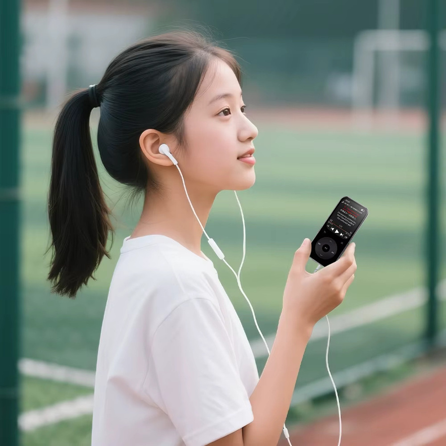 Famue BL15 Tragbarer MP3-Player mit 64GB Speicher, Bluetooth 5.4, HiFi-Sound und E-Book-Funktion, Schwarz - Bild 5