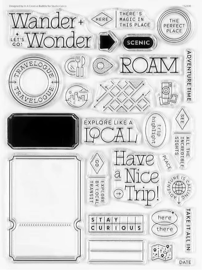 Transparenter englischer Stempel für DIY Scrapbooking und Kartenherstellung A5003 - Bild 2