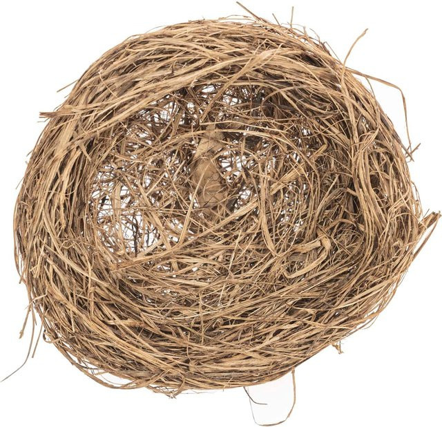 idee. Creativmarkt Deko Nest aus Zweigen in Natur und Braun, Durchmesser: 12 cm - Bild 1