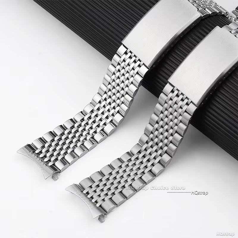 HQstrap Uhrenarmband Edelstahl, Silber, Herren - Bild 3