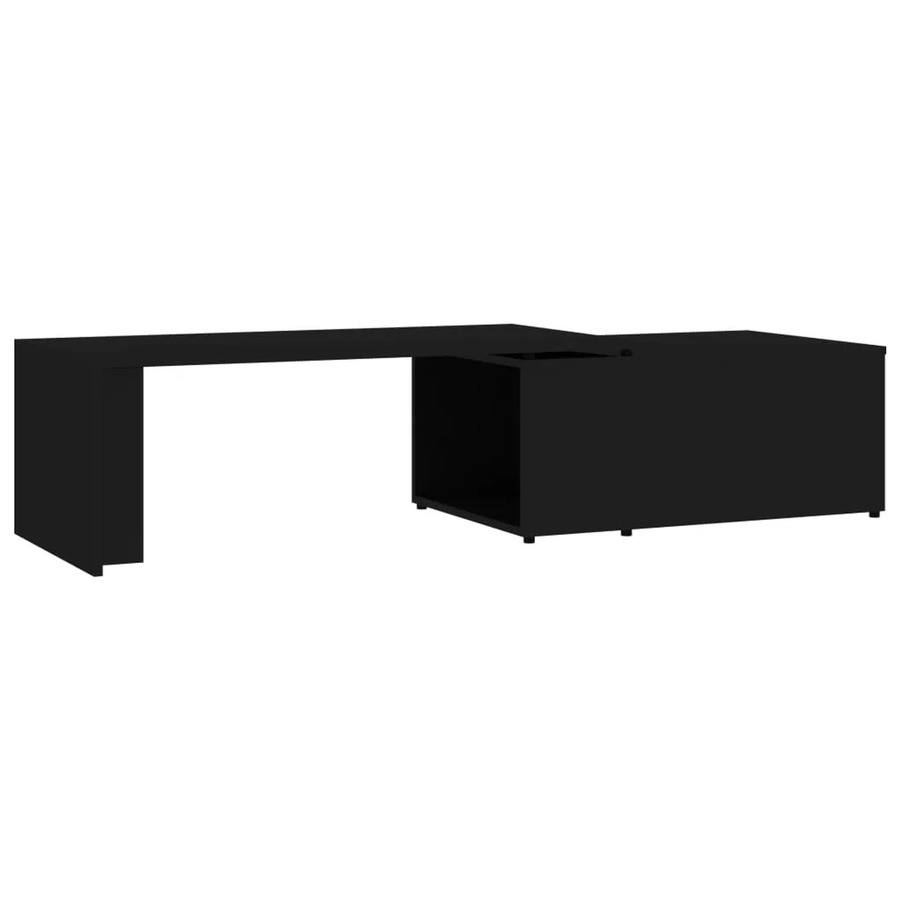 vidaXL Couchtisch aus Holzwerkstoff in Schwarz, B/T/H: 150 x 50 x 35 cm - Bild 2