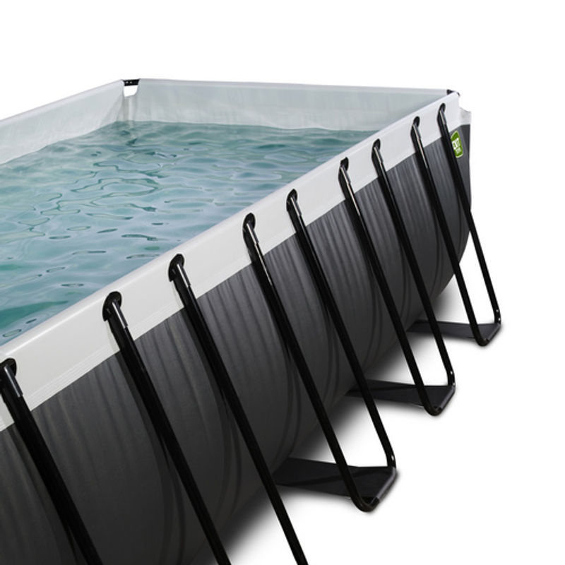 EXIT Toys Black Leather Pool mit Filterpumpe, schwarz, B/T/H: 540 x 250 x 100 cm - Bild 3