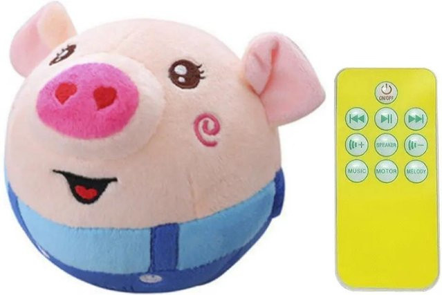 PRELEXT Elektronisches Haustier Hundespielzeug, Schüttelnde hüpfende Sprungbälle, Musik Vibration, USB wiederaufladbar - Bild 1