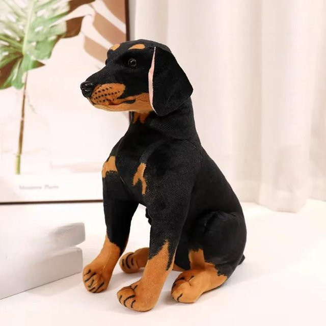 Kidsly Rowena Hündin, Plüschtierpuppe, schwarz, ab 14 Jahren - Bild 1