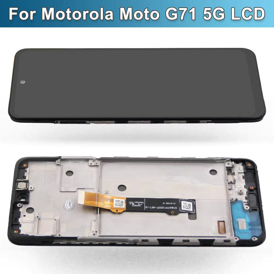 Motorola Moto G31 G41 G71 LCD Display mit Touchscreen Digitizer Montage in Schwarz - Bild 3