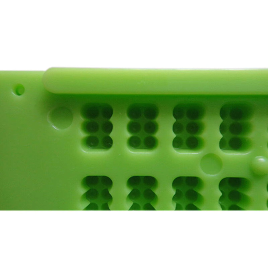 Braille-Schreibschiefer aus Kunststoff mit Stylus in Grün, tragbares Braille-Griffbrett als Lernwerkzeug für Kinder - Bild 3