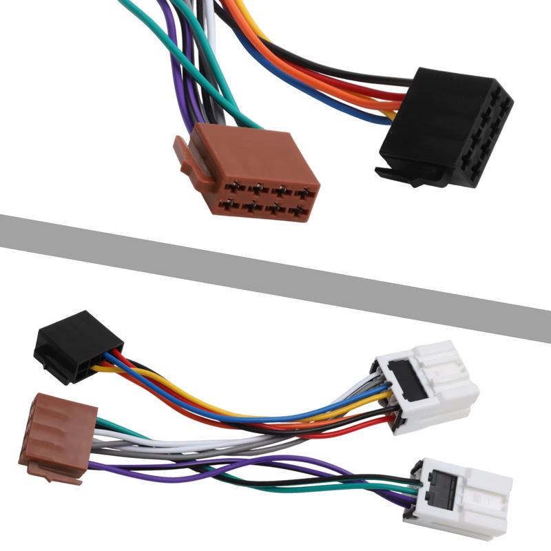SWM Stereo-Radio-Adapter Kfz-Kabelbaum-Adapter für Stereo-Installation, Schwarz, Weiß, 12 V - Bild 2