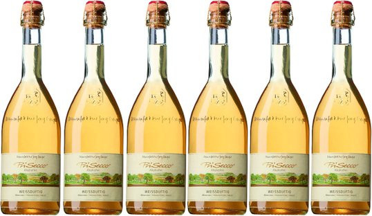 Jörg Geiger Alkolfreier Schaumwein Weißduftig 6 x 0,75 l - Bild 1