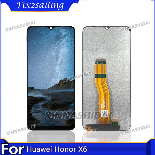 Huawei Honor X6 TFT-LCD Display mit Touchscreen Digitizer in Schwarz (refurbished) ohne Rahmen - Bild 1
