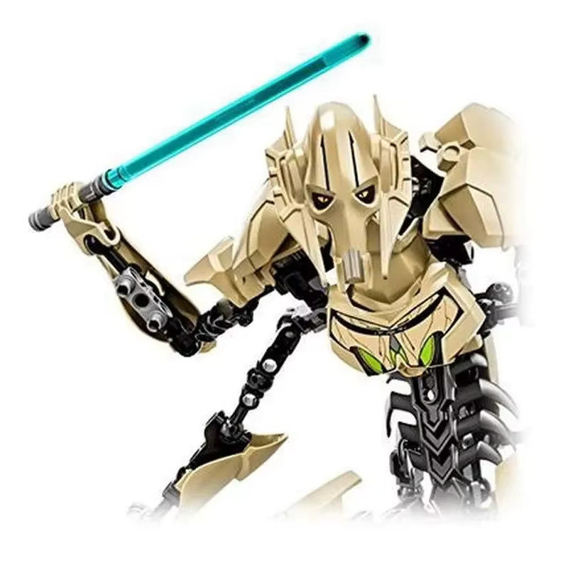 Star Toy General Grievous Roboterfigur, Actionfigur, 32cm, mit Lichtschwertgriff und Kampfwaffen-Modell - Bild 2