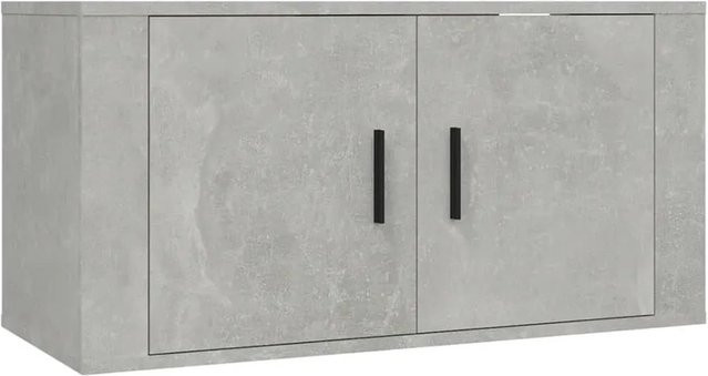 vidaXL TV-Wandschrank in Betongrau, B/T/H: 80 x 34,5 x 40 cm - Bild 1
