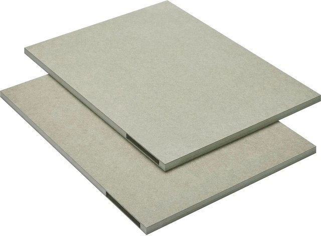 Blum Rohplatten-Set Aventos Hki Kraftspeicher aus MDF in Grau und Holzoptik - Bild 1