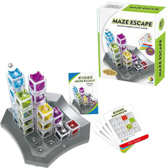 Linyi toy 3D Labyrinth Fluchtball bunt - Bild 1