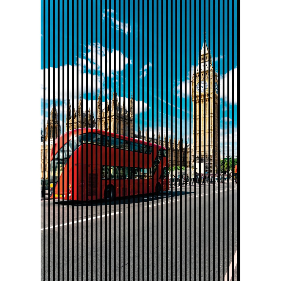 FN Acustico Akustikplatte London 1 in Bunt, foliert aus PET und MDF, B/H: 169,3 x 240 cm, Tiefe: 1,9 cm - Bild 2