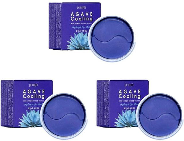 Petitfee Hydrogel-Augenpads mit Agaven- und Blaubeerextrakt, 60 Stk. - Bild 1