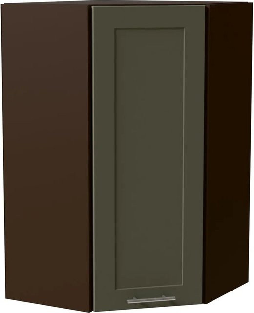 Feldmann-Wohnen Hängeschrank Oslo W4/10/60 in Lava und Reed Green Matt mit Soft-Close-Türen, B/T/H: 60 x 60 x 96 cm - Bild 1