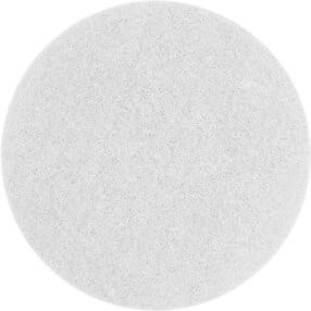 Menzer Normalpads für Einscheibenmaschinen, Durchmesser: 37,5 cm, Dicke: 1 cm, weiß - Bild 1