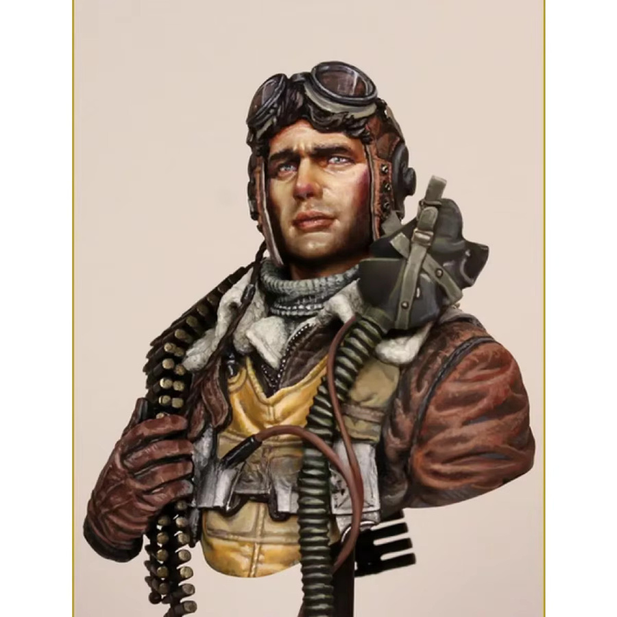 GK Resin-Soldatenmodell US Army Air Force, Halbfigur, unmontierter und unbemalter Bausatz - Bild 2